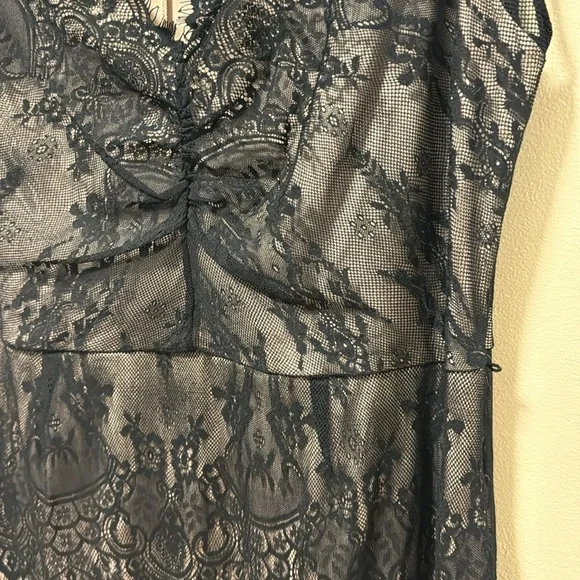 Lane Bryant Black Lace Overlay Dress - Picture 4 of 6